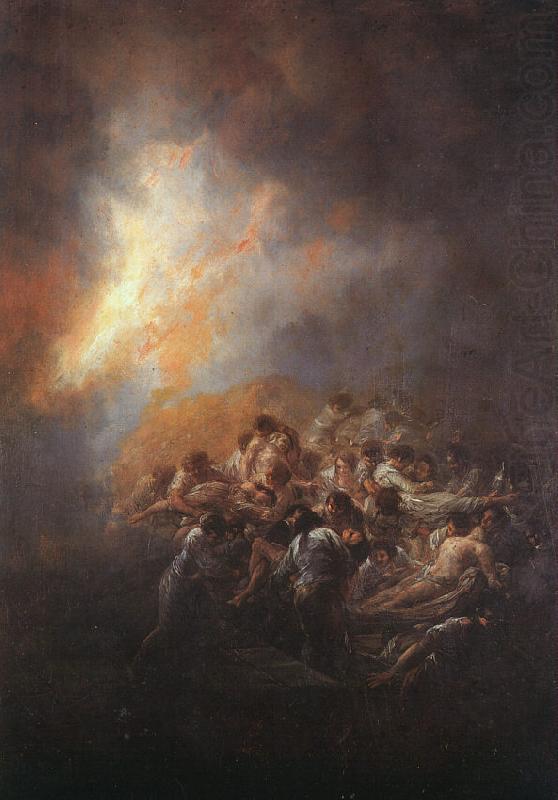 Francisco de Goya The Fire china oil painting image